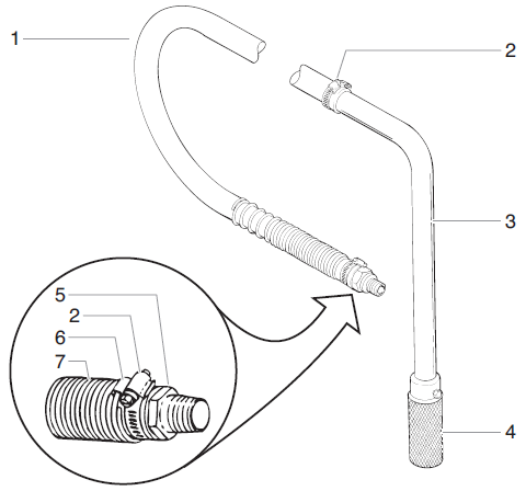 PowrTwin 8900GH Siphon Hose Assembly Parts